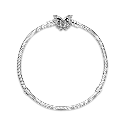 Brazalete Con Broche De Mariposa