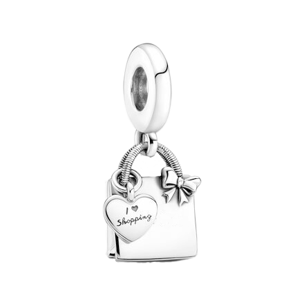 Charm Colgante I Love Shopping