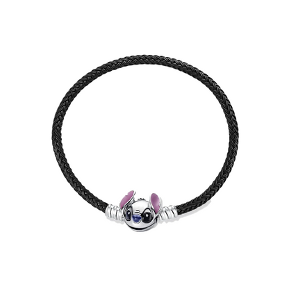 Brazalete De Acero Con Broche De Stitch De Lilo & Stitch De Disney®