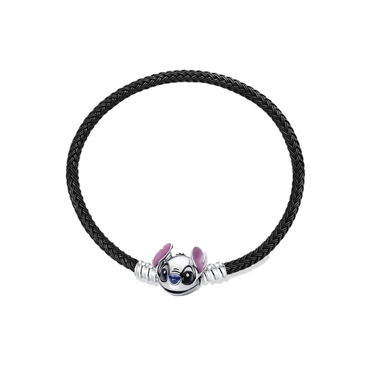 Brazalete De Acero Con Broche De Stitch De Lilo & Stitch De Disney®