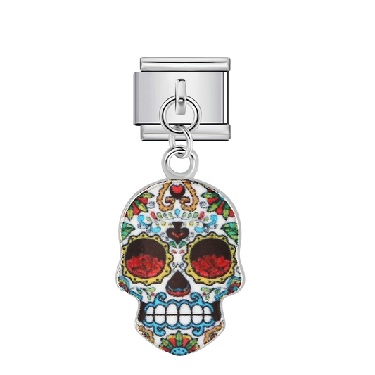Charm Para Brazalete Italiano Catrina Colgante Día De Muertos