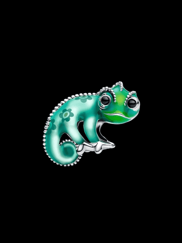 Charm Camaleón Pascal De Enredados De Disney® / Glow In The Dark