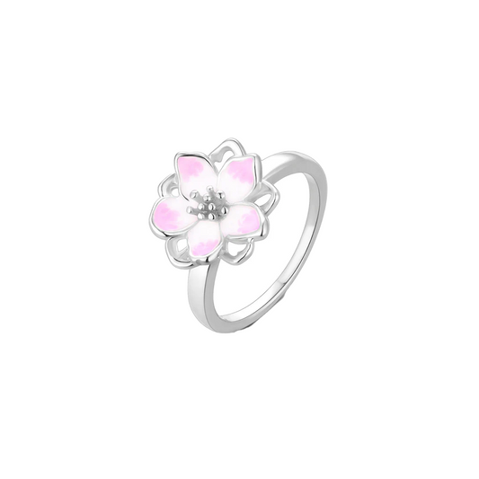 Anillo De Flor De Cerezo