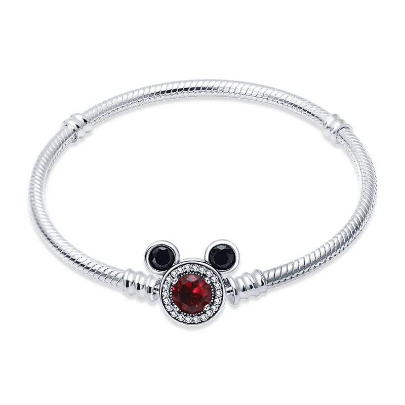 Brazalete Broche Mickey Mouse Rubí De Disney®