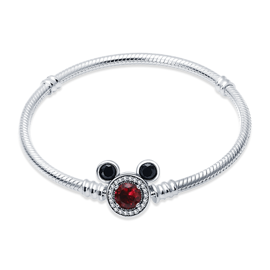 Brazalete Broche Mickey Mouse Rubí De Disney®