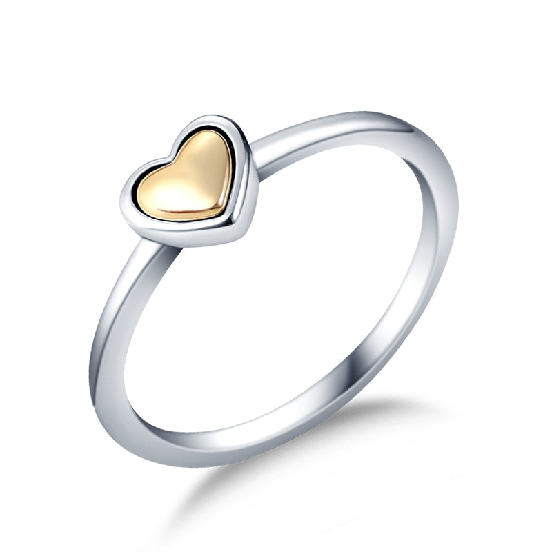 Anillo Corazón Dorado