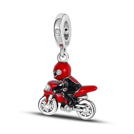 Charm Colgante Motociclista