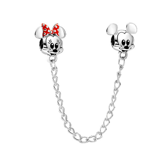 Charm Cadena De Seguridad Mickey Y Minnie De Disney®