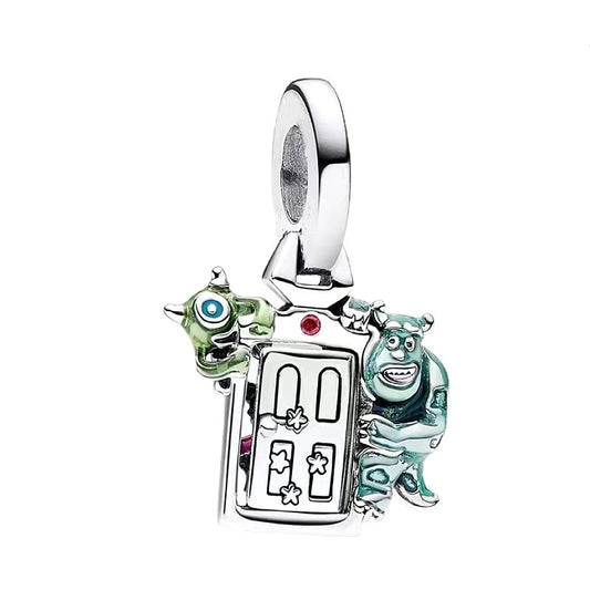 Charm Colgante Mike, Sulley Y Puerta De Monsters, Inc. De Disney Pixar®