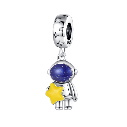 Charm Colgante Astronauta Con Estrella