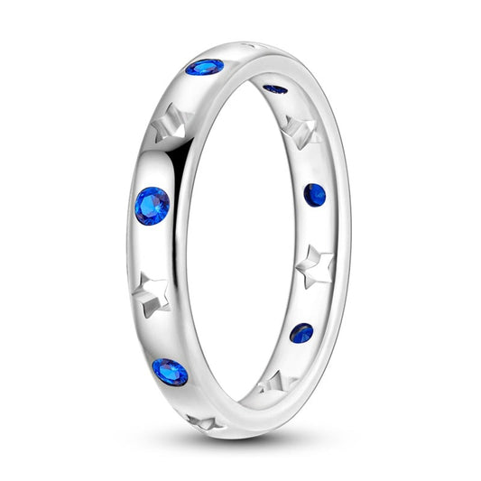 Anillo Estrella Y Azul