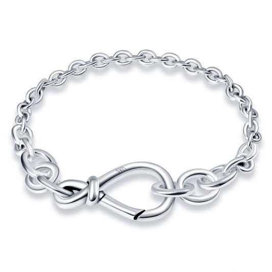 Brazalete De Cadena Nudo Infinito Grueso