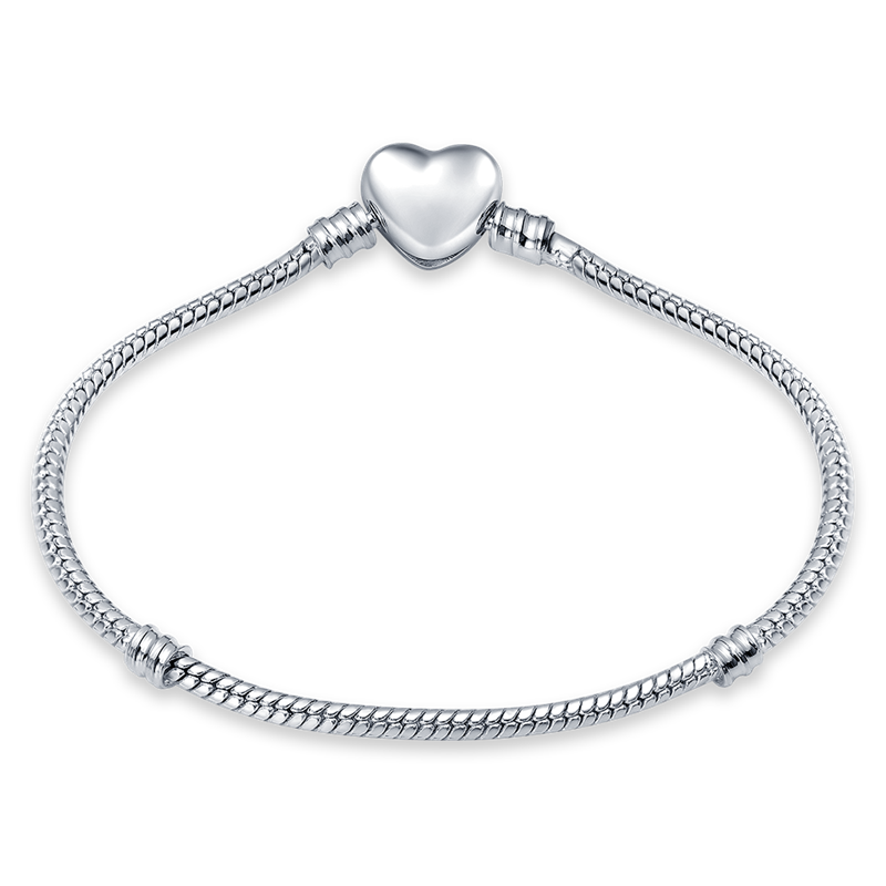 Brazalete Con Broche De Corazón