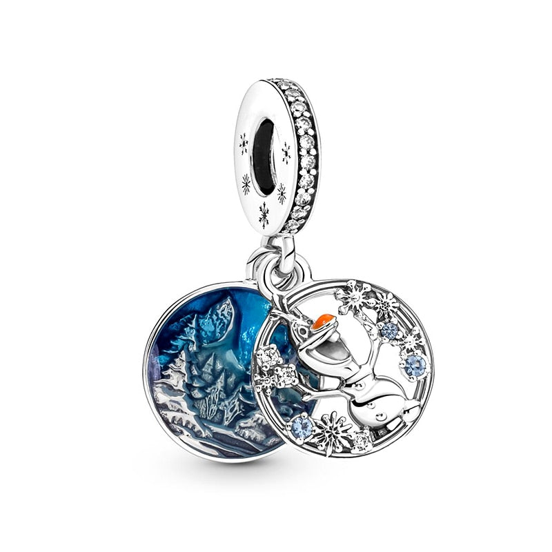 Charm Colgante Doble Olaf De Frozen De Disney®