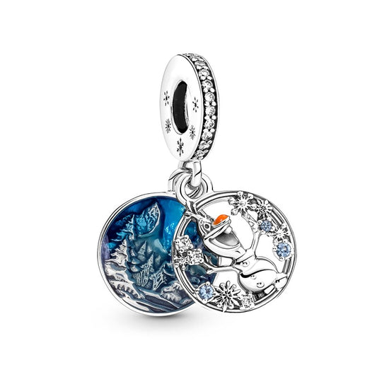 Charm Colgante Doble Olaf De Frozen De Disney®